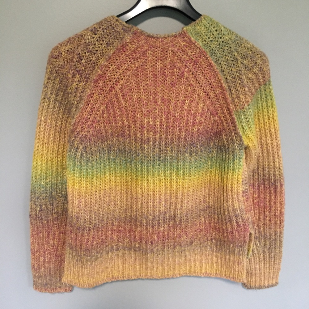 SOLD ACNE Kyla Rainbow Knit Sweater - Picture 7 of 10